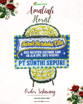 Papan Bunga Duka di Hiliserangkai